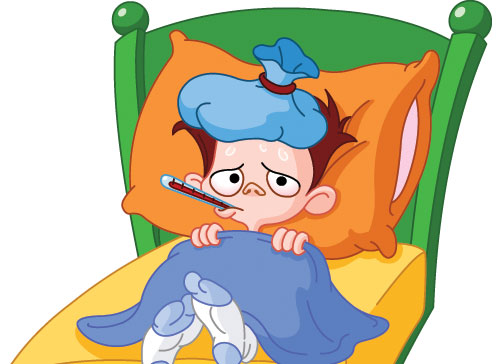 Английские слова на тему здоровье. Картинка к слову: flu