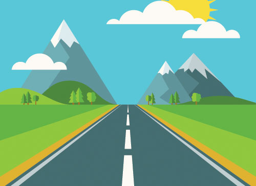 Английские слова на тему транспорт. Картинка к слову: highway