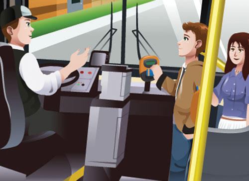 Английские слова на тему транспорт. Картинка к слову: fare