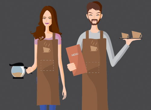 Английские слова на тему гостиница. Картинка к слову: serve