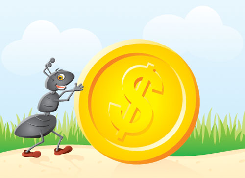 Английские слова на тему деньги. Картинка к слову: coin