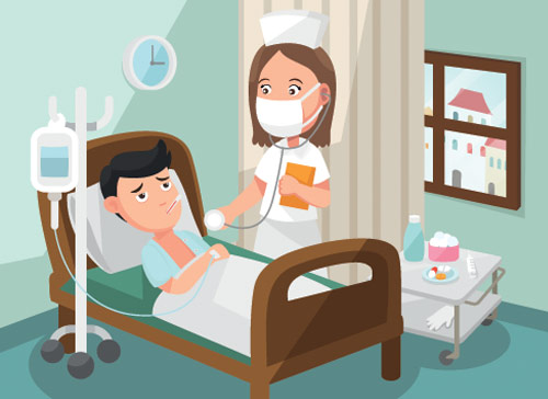 Английские слова на тему здоровье. Картинка к слову: illness