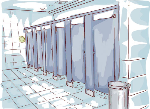 Английские слова на тему путешествие на самолете. Картинка к слову: lavatory