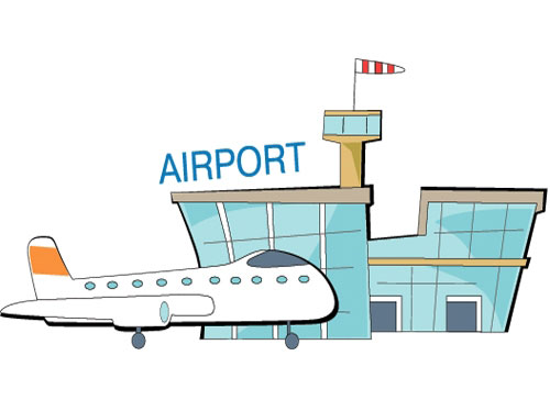 Английские слова на тему путешествие на самолете. Картинка к слову: airport