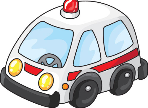 Английские слова на тему здоровье. Картинка к слову: ambulance